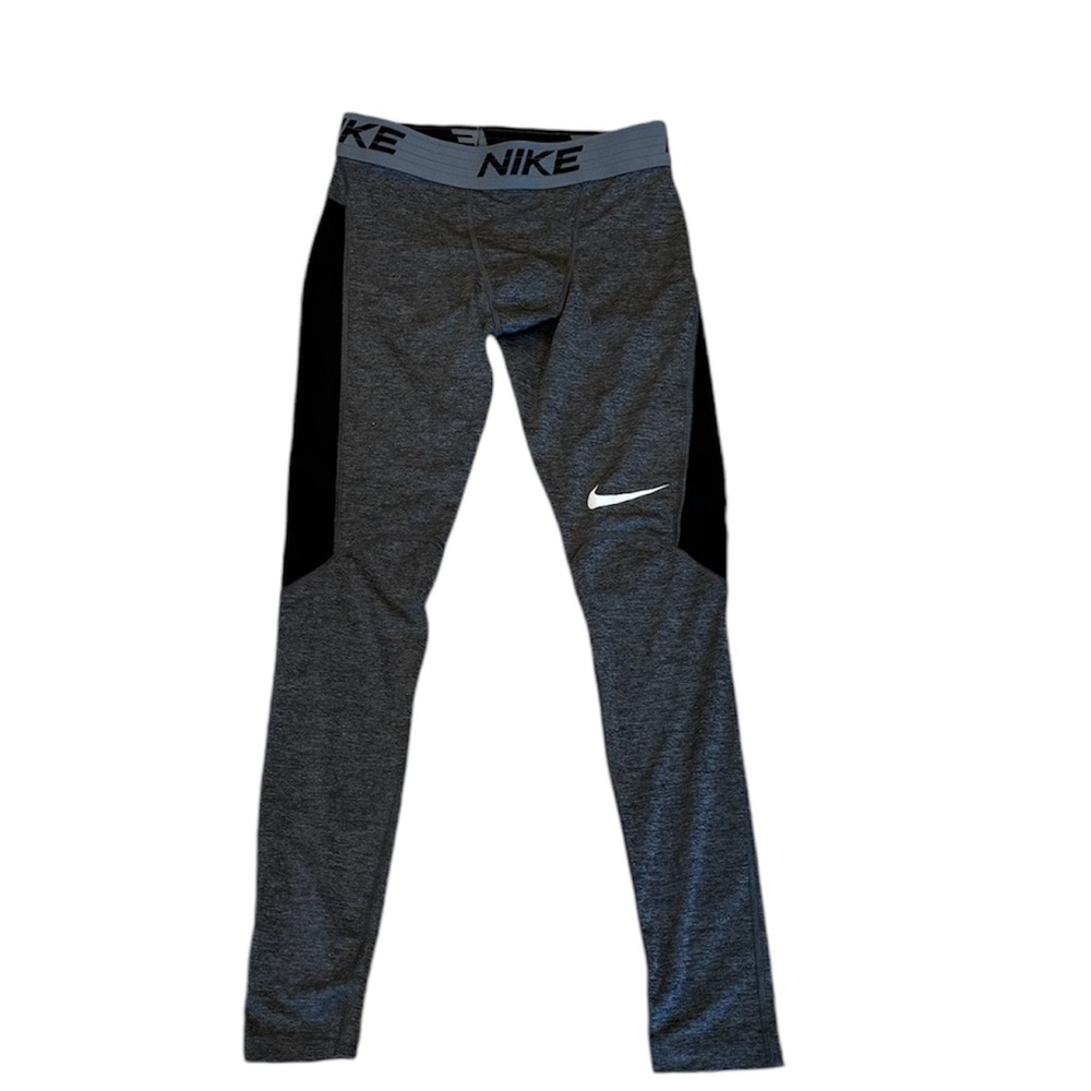Nike Victory Base Layer Tight Leggings Gray Black S Athletic Dri Fit